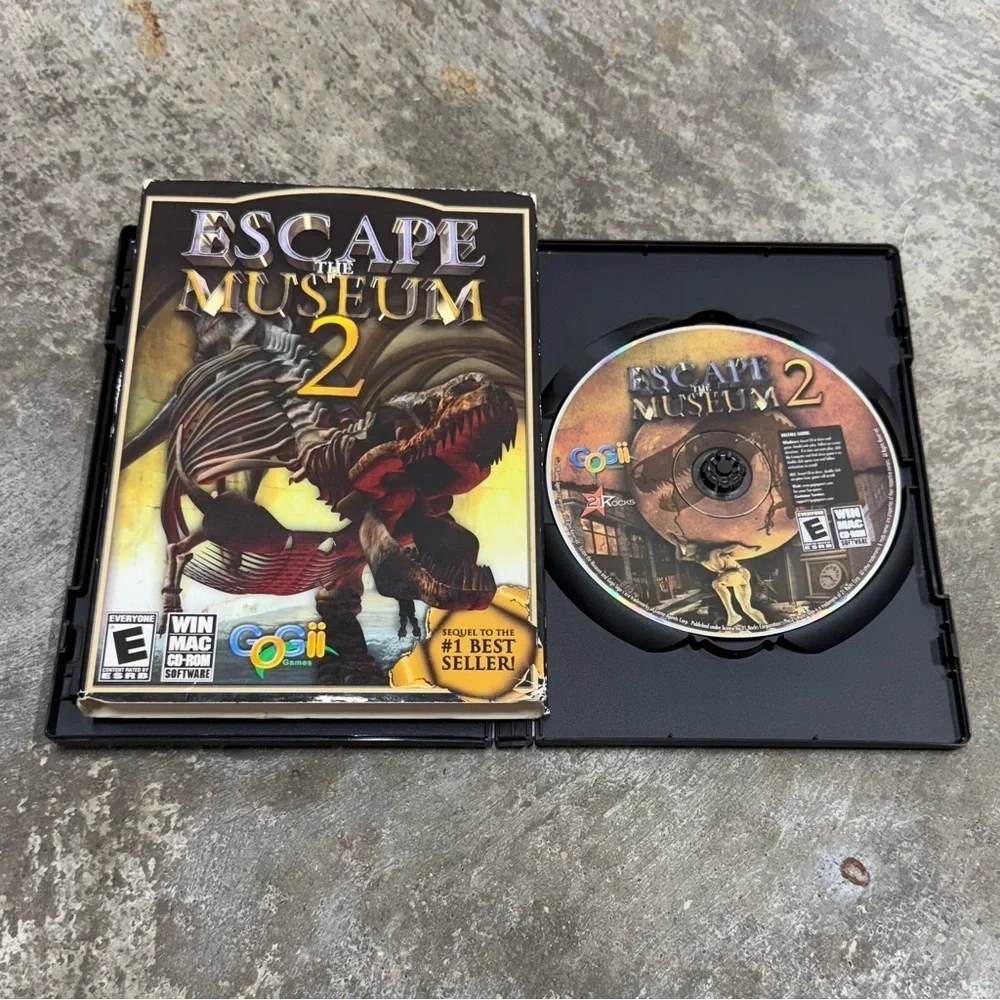 Escape The Museum 2 PC CD-ROM Game by Cosmi – Works Great